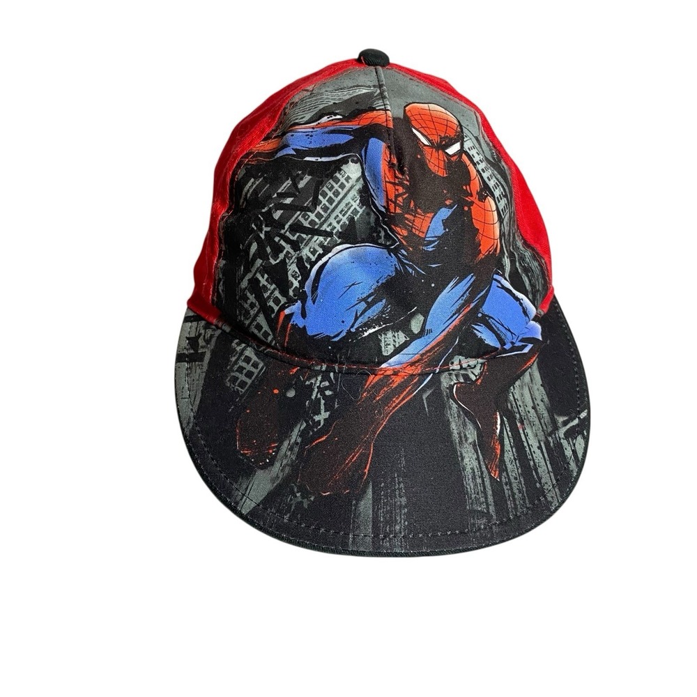 Marvel Spider Man Kids Red Cap Amazing‎ Spider Man Hat Comic Snapback